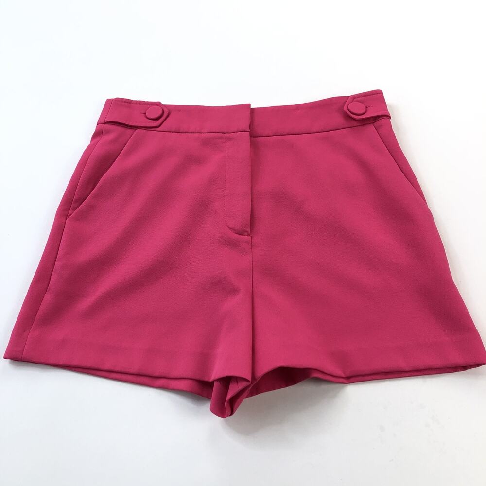 Milly 2 Women Career Business Stretch High Rise 3" Shorts Pink MINT HRJ